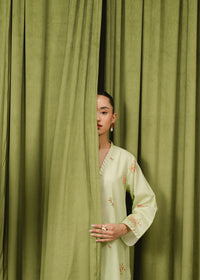 Pastel Green Printed Suit