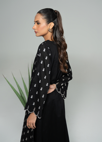 Black Embroidered Suit
