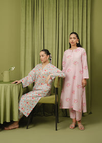 Baby Pink Printed Suit
