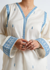 White Embroidered Suit