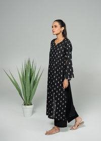 Black Embroidered Suit