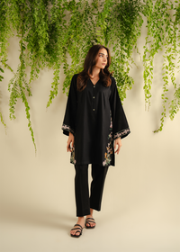 Black Embroidered Suit