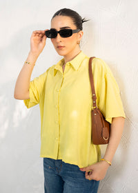 Lemon Yellow Boxy Shirt