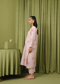 Baby Pink Printed Suit