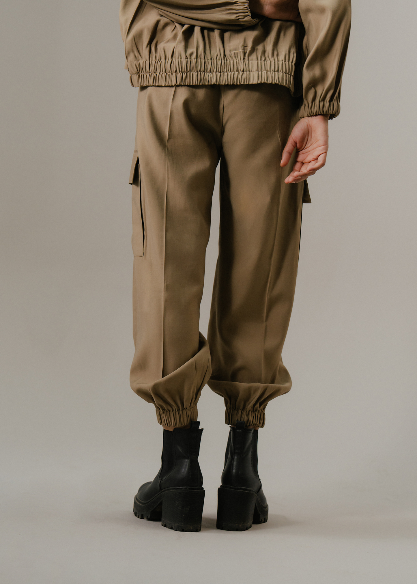 Coffee jogger pants
