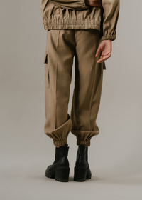 Coffee jogger pants