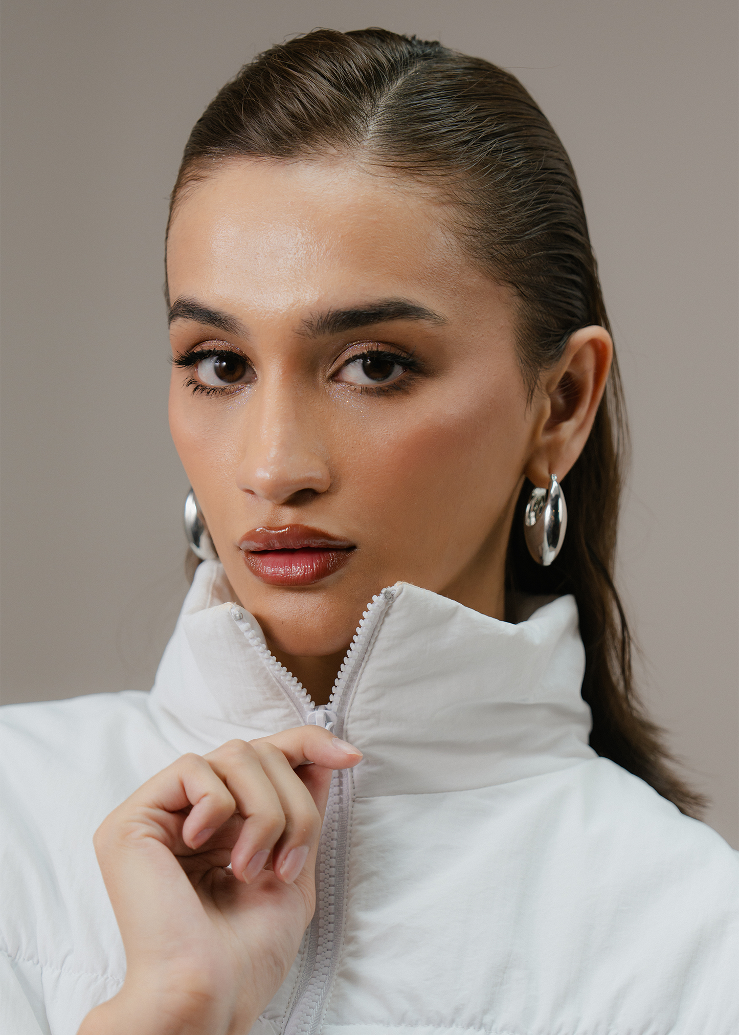 White Puffer Jacket