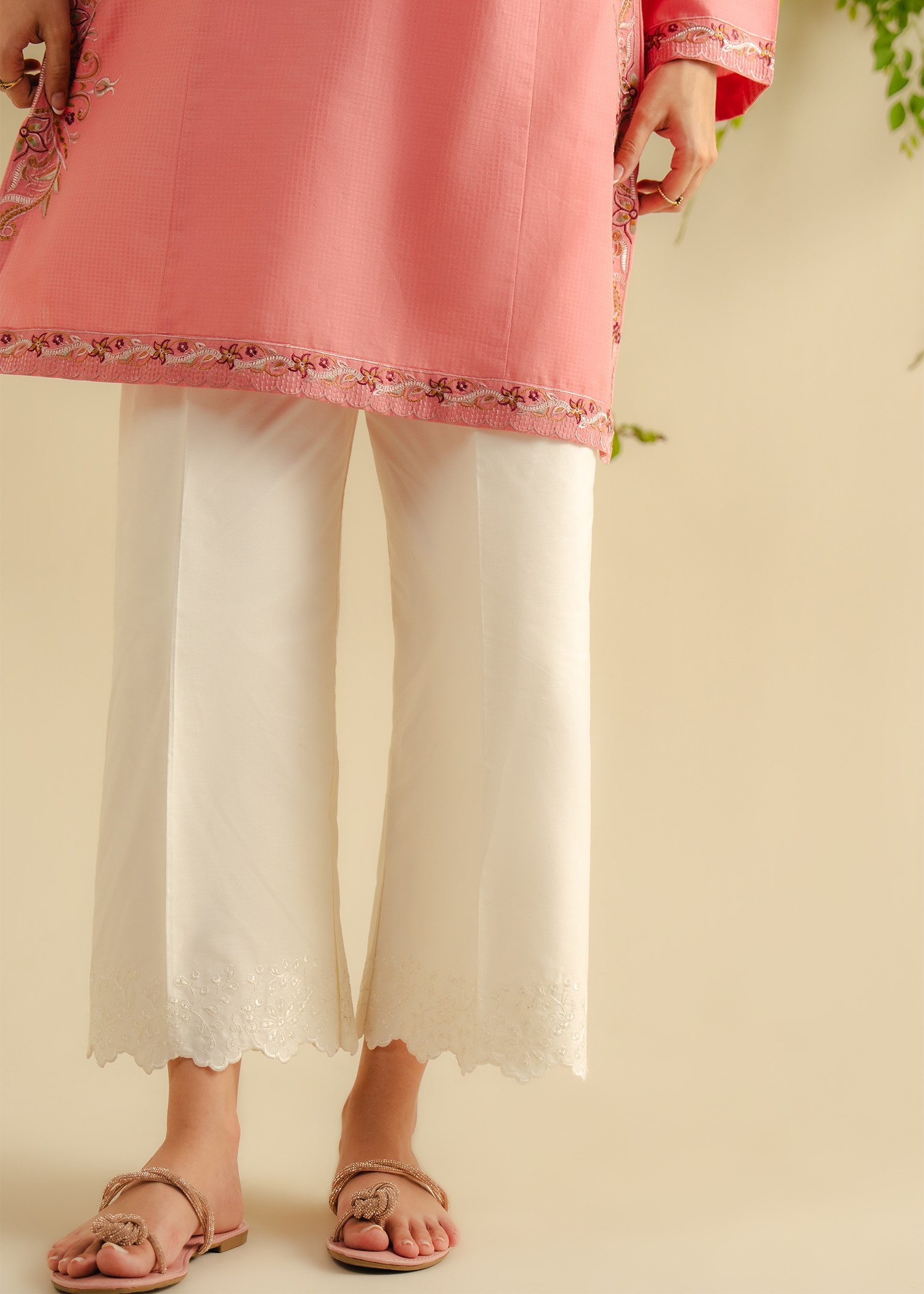 Blush Embroidered Shirt