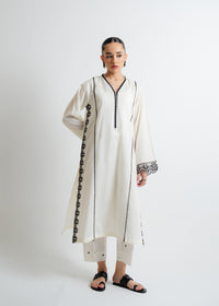 White Embroidered Suit