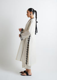 White Embroidered Suit