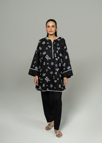 Black Embroidered Suit
