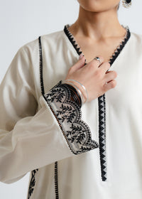 White Embroidered Suit