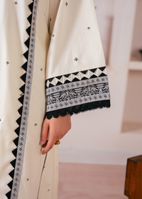 White Embroidered 2 Piece