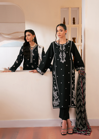 Black Embroidered Suit
