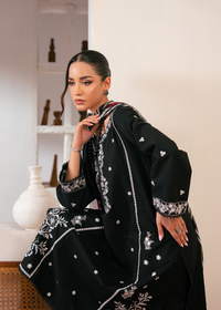 Black Embroidered Suit
