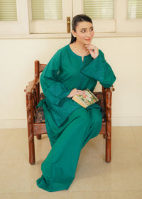 Emerald Green Embroidered Marina 2 PC Suit