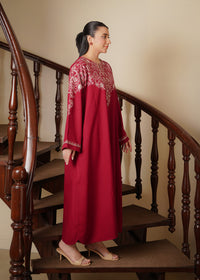 Pink Embroidered Marina 2 PC Suit