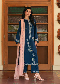 Joy Navy Blue Festive Lawn