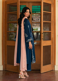 Joy Navy Blue Festive Lawn