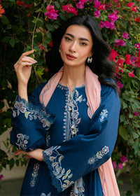 Joy Navy Blue Festive Lawn