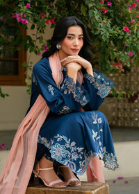 Joy Navy Blue Festive Lawn