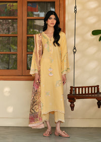 Emi Butter Yellow Festive Lawn