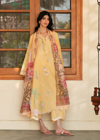 Emi Butter Yellow Festive Lawn