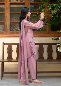 Ava Tea Pink Festive Lawn