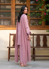 Ava Tea Pink Festive Lawn