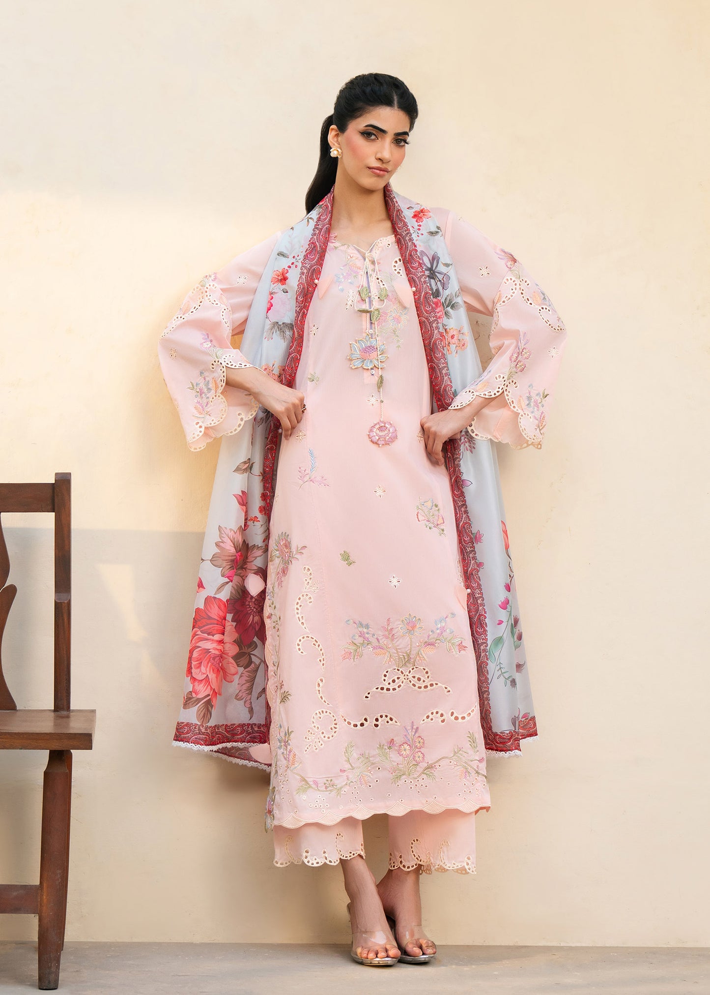 Rio Peach Pink Festive Lawn