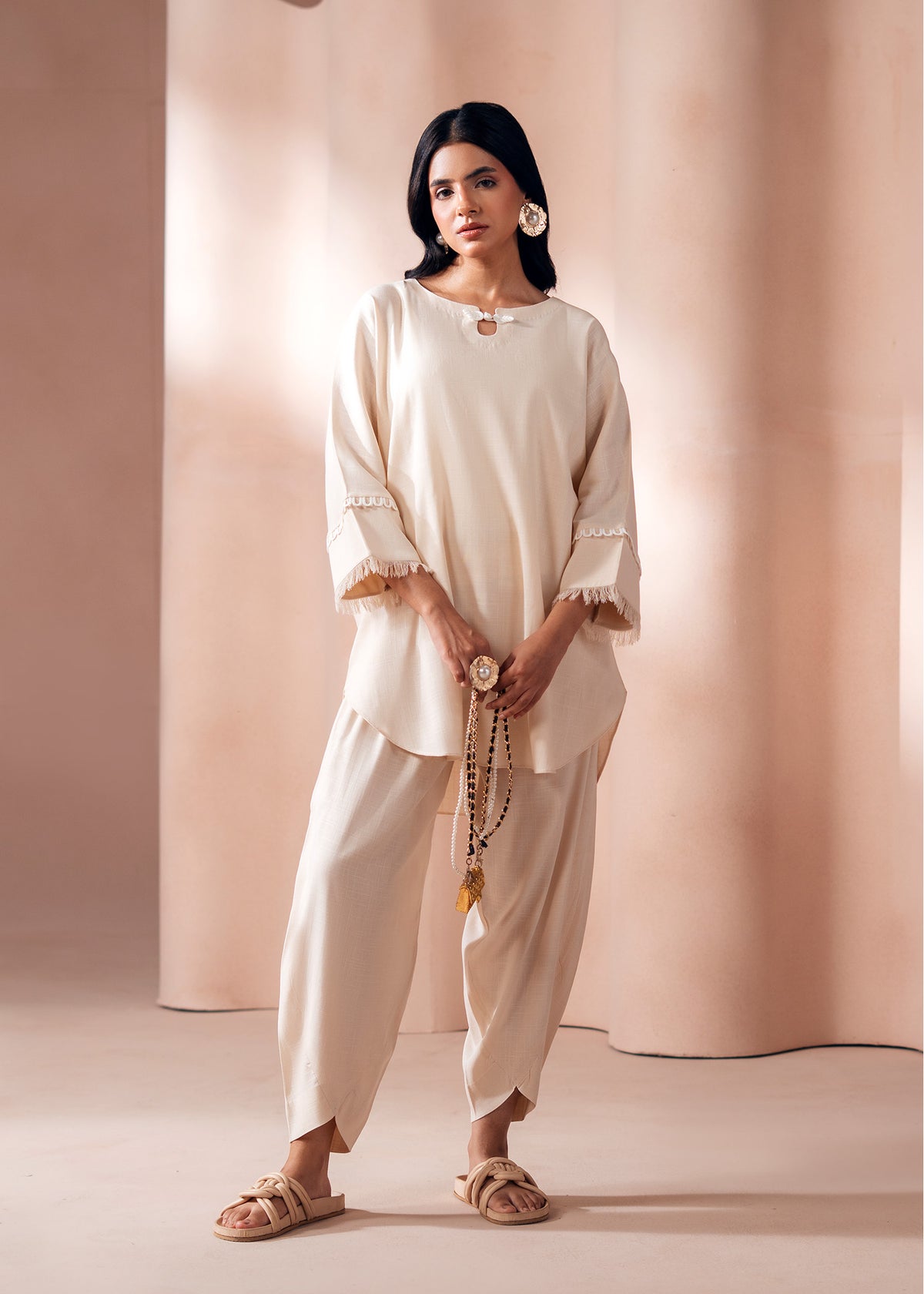 Cream Co-ord Set