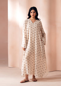 Beige Embroidered Shirt
