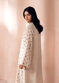Beige Embroidered Shirt