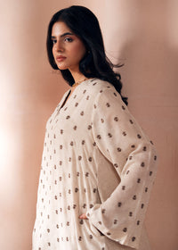 Beige Embroidered Shirt