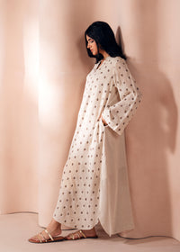 Beige Embroidered Shirt