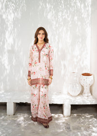 Pink Printed Sharara Suit