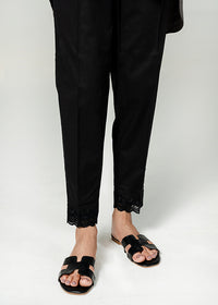 Black Embroidered Trouser