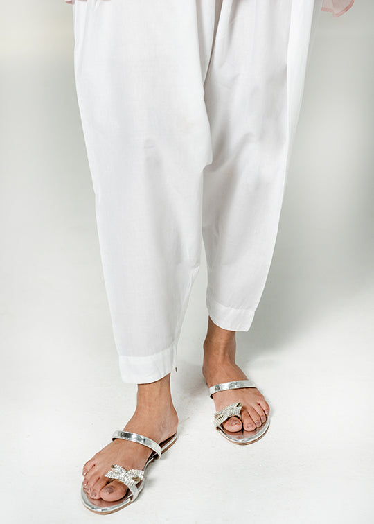 White Skinny Shalwar