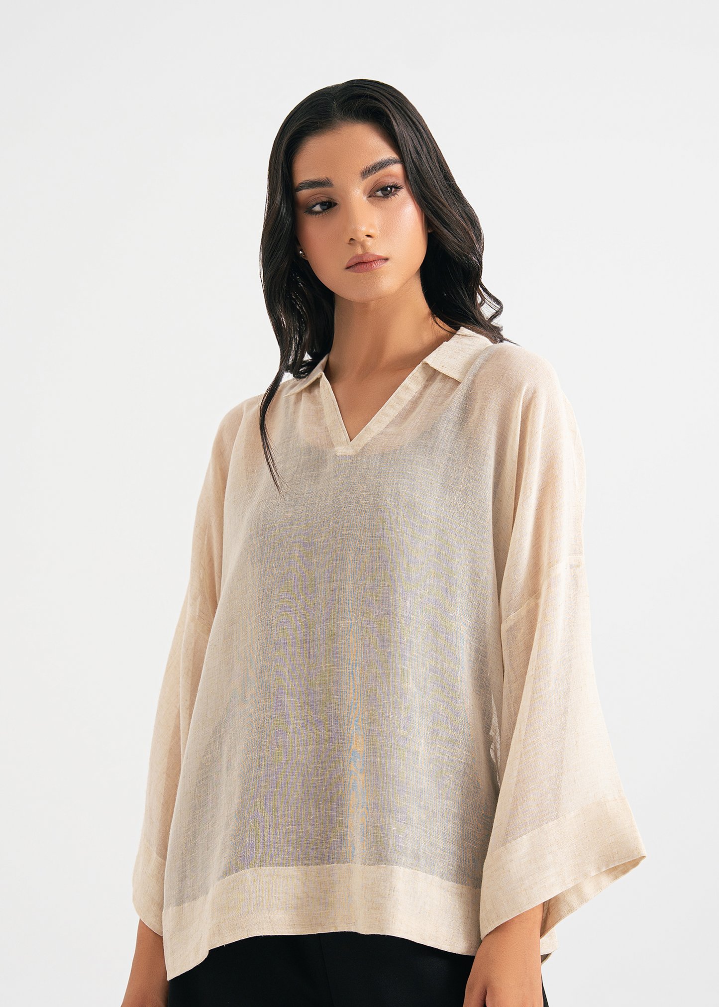 Cream Collared Shirt