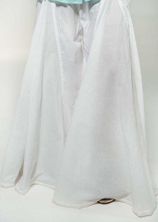 White Flared Sharara