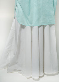 White Flared Sharara