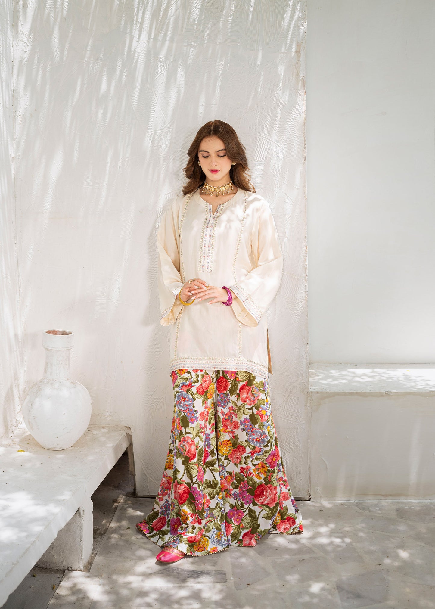 unstitched embroidered suits