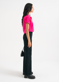 Pink Cropped Top