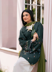 Pine Green Embroidered Suit