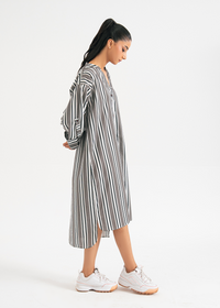 Striped Shirt Dress