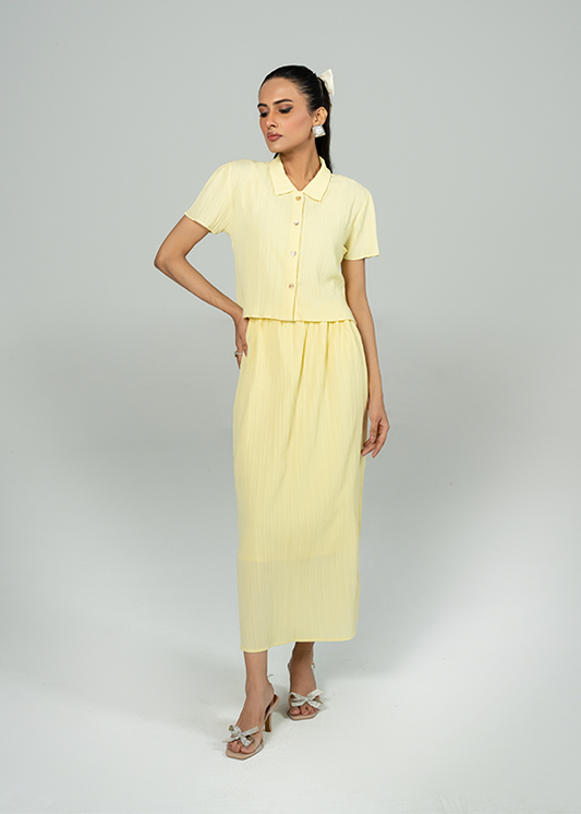 Lime yellow Co-ord Set