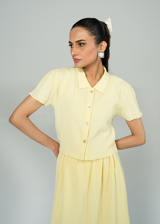Lime yellow Co-ord Set