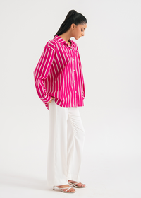 Pink Striped Shirt