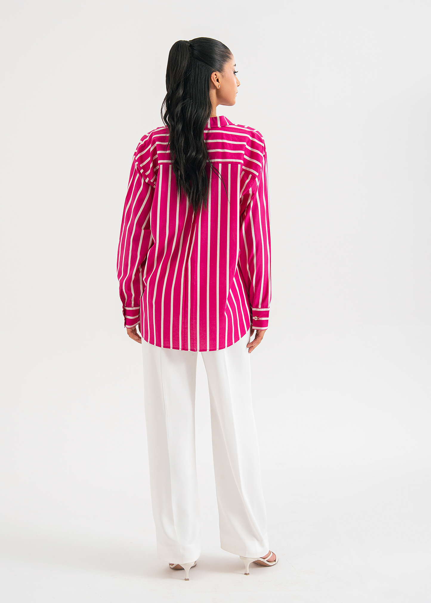 Pink Striped Shirt