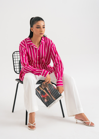 Pink Striped Shirt